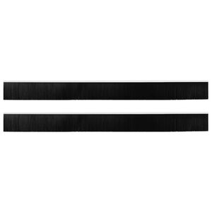 vidaXL Self-adhesive Door Brush Seals 2 pcs 100 cm Aluminium Alloy