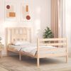 vidaXL Bed Frame without Mattress 100x200 cm Solid Wood