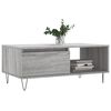 vidaXL Coffee Table Grey Sonoma 90x50x36.5 cm Engineered Wood