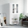 vidaXL Highboard White 69.5x34x180 cm Engineered Wood