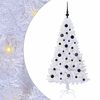 vidaXL Artificial Christmas Tree with Stand White 150 cm PVC and Steel