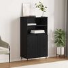 vidaXL Highboard Black 60 x 36 x 110 cm Engineered wood