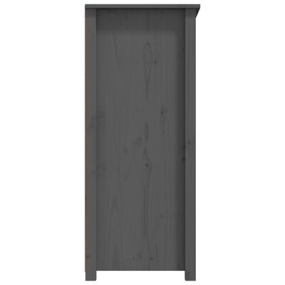 vidaXL Sideboard Grey 83x41.5x100 cm Solid Wood Pine