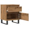 vidaXL Bedside Cabinet Artisan Oak 40x35x50 cm Engineered Wood