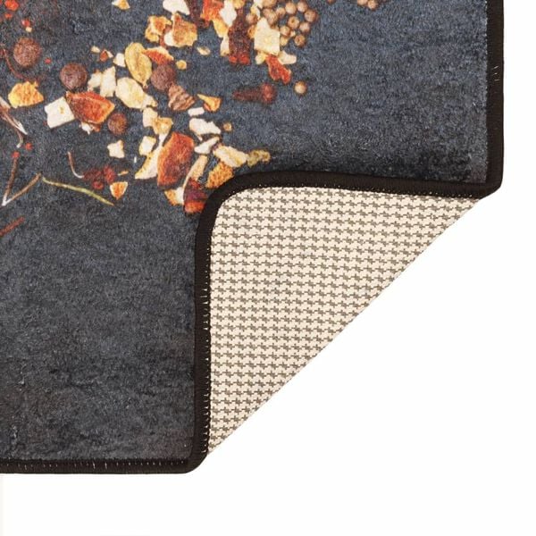 vidaXL Kitchen Rug Multicolour 60x180 cm Washable