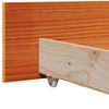 vidaXL Bed Frame with Headboard Wax Brown 80 x 200 cm Solid Pine Wood