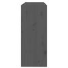 vidaXL Book Cabinet/Room Divider Grey 80x30x71.5 cm Solid Wood Pine