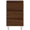 vidaXL Bedside Cabinets 2 pcs Brown Oak 40x35x69 cm Engineered Wood