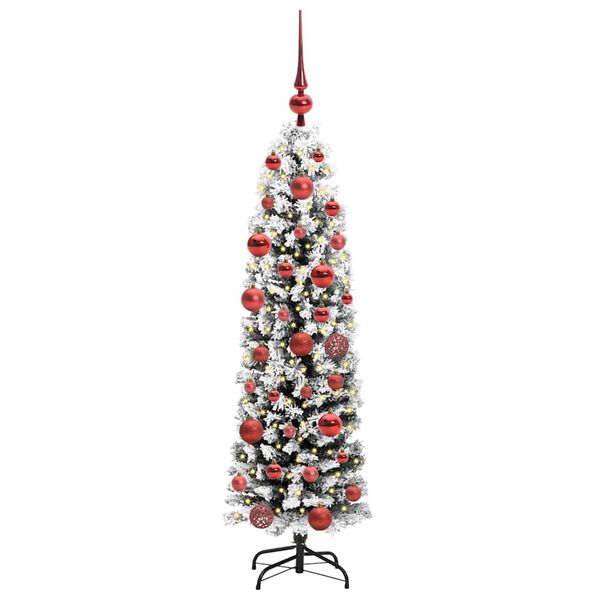 vidaXL Artificial Christmas Tree with 150 LEDs with Stand Green 150 cm