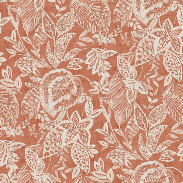 DUTCH WALLCOVERINGS Wallpaper Mae Orange and Beige