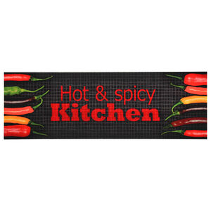 vidaXL Kitchen Carpet Washable Hot & Spicy 60x300 cm