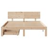 vidaXL Bed Frame with Drawers without Mattress 150x200 cm King Size