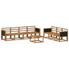 vidaXL Outdoor Sofa Set 7 pcs Natural Solid Acacia Wood