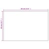 vidaXL Wall Mirrors 2 pcs 60x40 cm Rectangular Glass