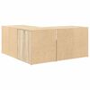 vidaXL Corner Cabinet Sonoma Oak 160x40x45 cm Engineered Wood