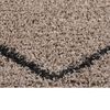 vidaXL Shaggy Rug High Pile Beige and Anthracite 140x200 cm