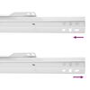 vidaXL Drawer Slide 2 pcs White 300 mm Steel
