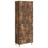 vidaXL Cabinet Set 2 pcs 66 x 34.5 x 90 cm Engineered Wood Smoked Oak
