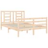 vidaXL Bed Frame without Mattress 140x200 cm Solid Wood