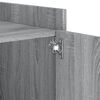 vidaXL Bedside Cabinet Grey Sonoma 45x50x50 cm Engineered Wood