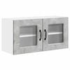 vidaXL Dishwasher Panel Kalmar Concrete Grey 80 x 31 x 40 cm