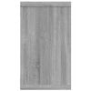 vidaXL Wall Cube Shelves 2 pcs Grey Sonoma 80x15x26.5 cm Engineered Wood