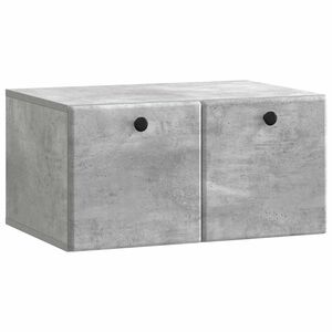 vidaXL Wall-Mounted TV Cabinet Concrete Grey 59.5 x 41 x 30 cm