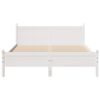 vidaXL Bed Frame without Mattress White 140x190 cm Solid Wood Pine