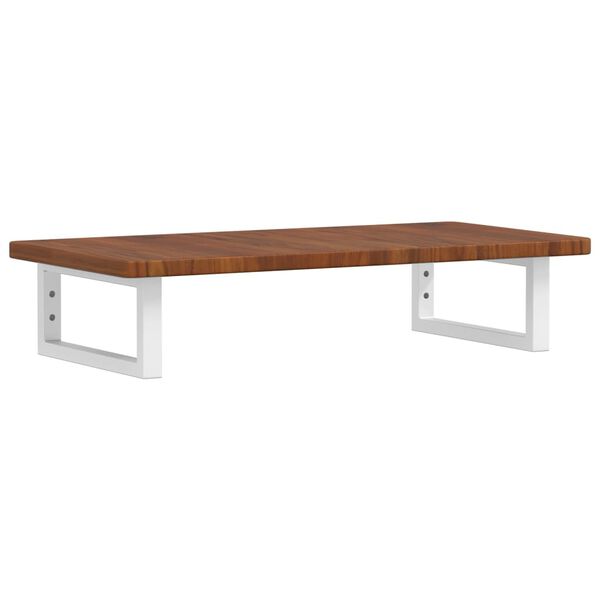 vidaXL Basin Shelf Wall Mounted Steel and Solid Wood Oak