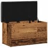 vidaXL Storage Bench Old Wood 82x42x45 cm Engineered Wood