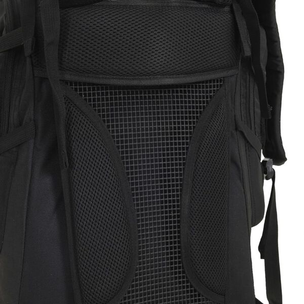 vidaXL Hiking Backpack Black 80 L Oxford Fabric