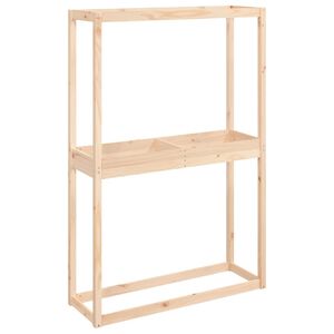 vidaXL Tire Rack 120x40x180 cm Solid Wood Pine
