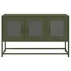 vidaXL TV Cabinet Olive Green 100.5x39x60.5 cm Cold-rolled Steel