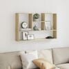 vidaXL Wall Shelf Sonoma Oak 99x15x60 cm Engineered Wood