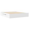 vidaXL Bed Frame without Mattress White 180x200 cm Super King Engineered Wood