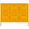 vidaXL Sideboard Mustard Yellow 100.5x39x79 cm Steel