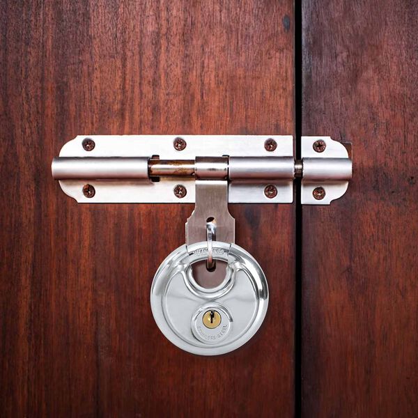 vidaXL Discus Locks with Keys Silver Stainless Steel