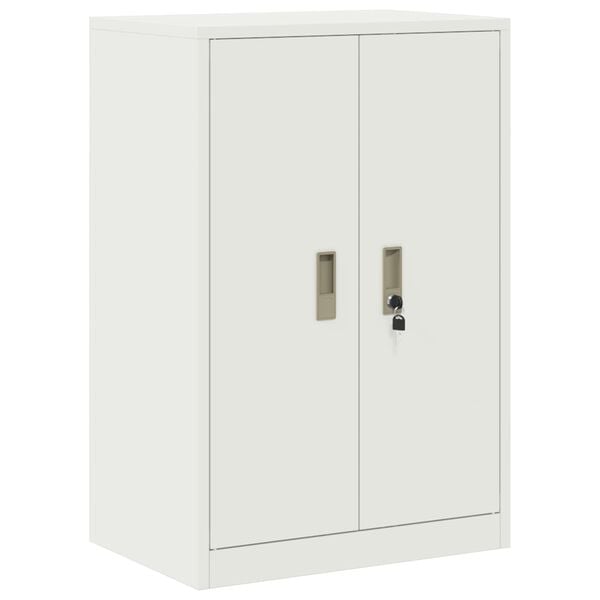 vidaXL Storage Cabinet White 60 x 40 x 90 cm Cold-Rolled Steel