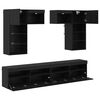 vidaXL TV Wall Units Wall-mounted 6 pcs Artisan Oak 100 x 30 x 40 cm