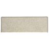 vidaXL Stair Mats 15 pcs 65x21x4 cm Silver Rectangular Edge