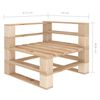 vidaXL 6 Piece Garden Pallets Lounge Set Wood