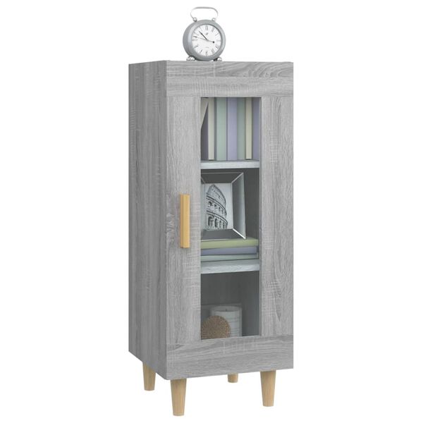vidaXL Sideboard Grey Sonoma 34.5x34x90 cm Engineered Wood