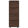 vidaXL Storage Cabinet Brown Oak 40 x 48 x 105 cm Engineered Wood