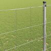 vidaXL Field Fence Silver 25 x 1.6 m Galvanised steel