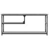 vidaXL TV Cabinet Grey Sonoma 103x38x46.5 cm Engineered Wood and Steel