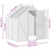 vidaXL Greenhouse Anthracite Aluminium 2.47 m²