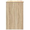 vidaXL Desk Sonoma Oak 86x49x76 cm Engineered Wood