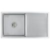 vidaXL Handmade Kitchen Sink Stainless Steel