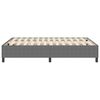 vidaXL Platform Bed Frame Light Grey 160 x 200 cm Fabric