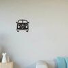 Homemania Wall Decoration Mini Van 32x36 cm Steel Black